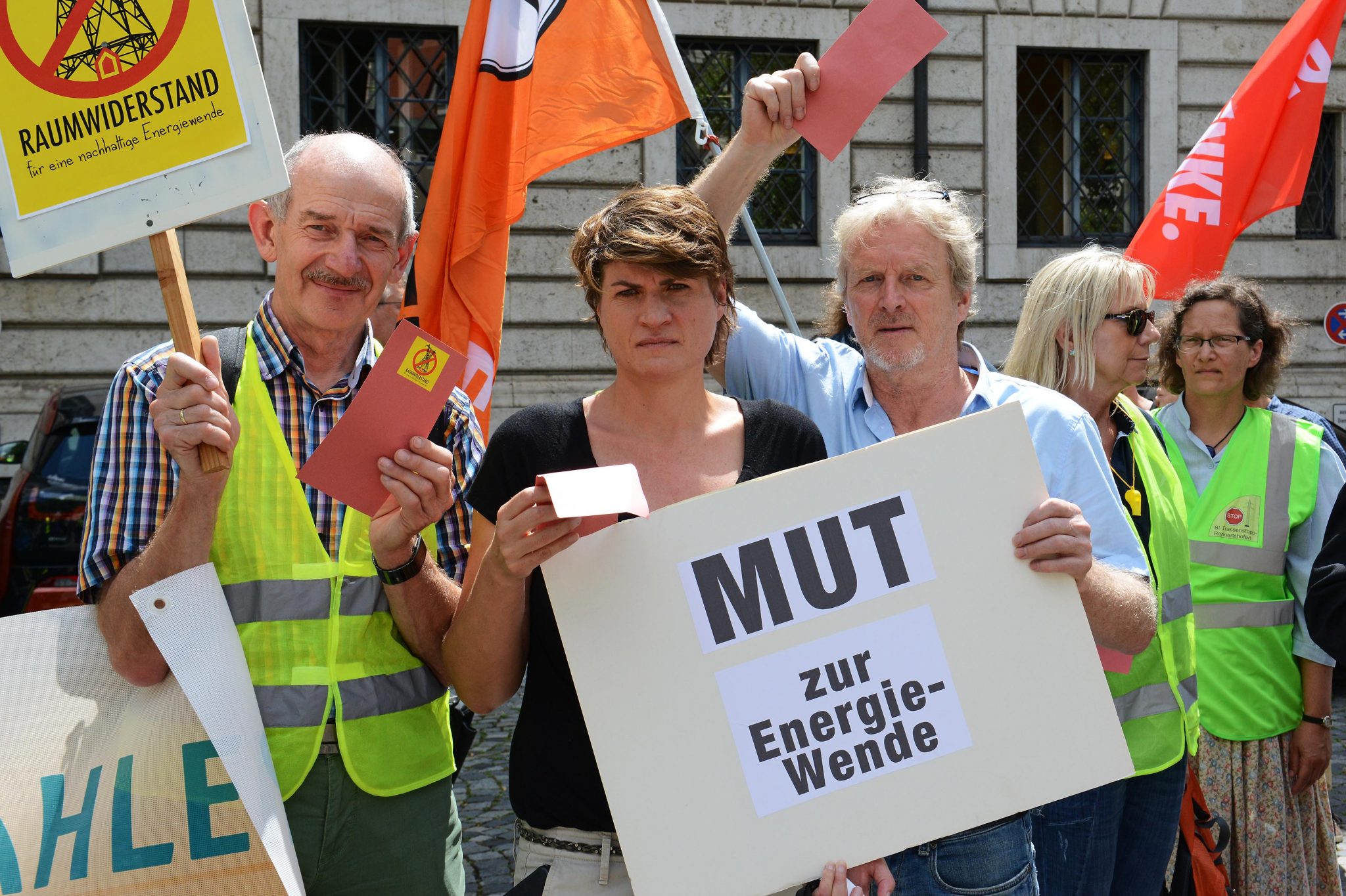 Demo gegen Stromtrasse „SüdOstLink“