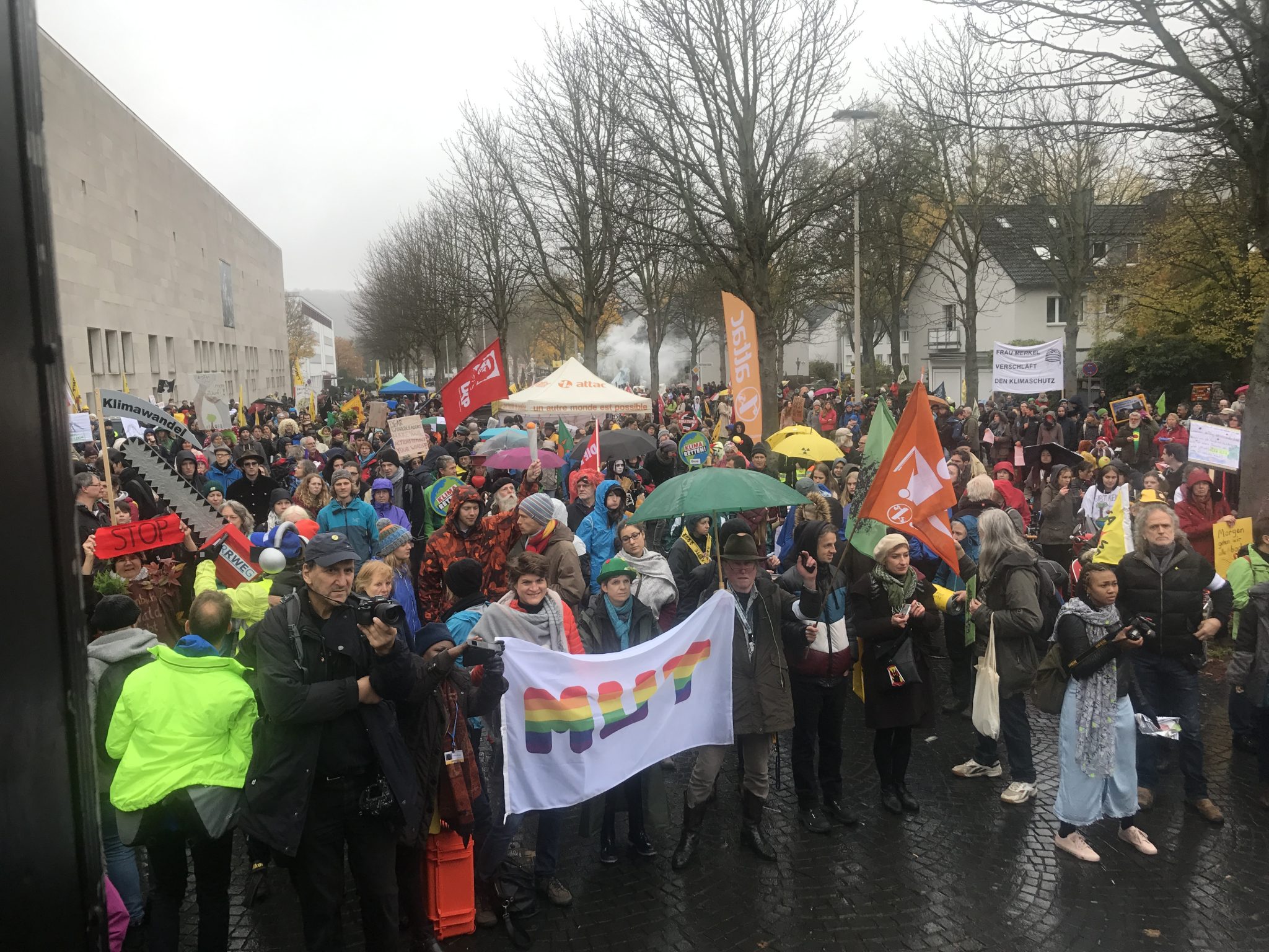 mut auf der Demo zur Weltklimakonferenz in Bonn
