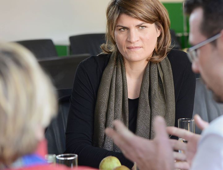 Claudia Stamm im BürgerInnenbüro