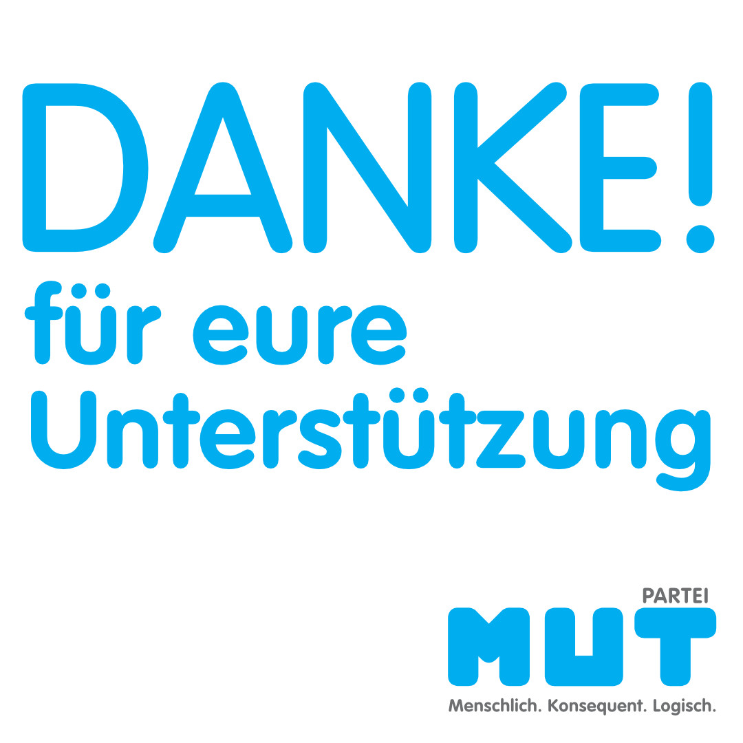 Danke für die Unterstützung!