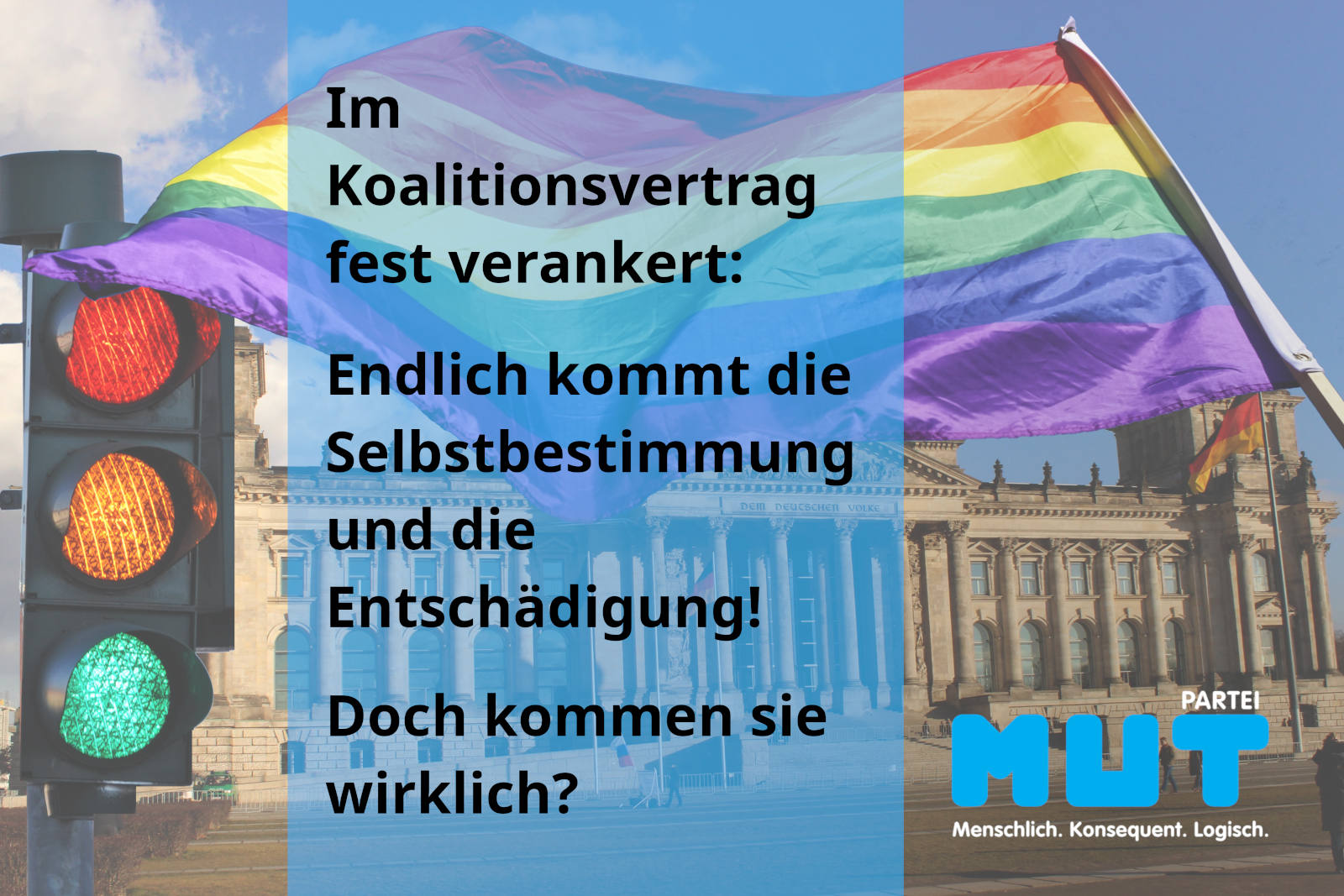 Im Koalitionsvertrag fest verankert: Kommt endlich die Selbstbestimmung auch nach Deutschland?